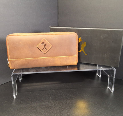 Polo Ralph Lauren Brown Leather Wallet - Women's -in Box