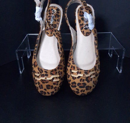 Victoria K Leopard Print Flats - Women's Size 7