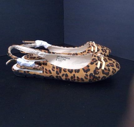 Victoria K Leopard Print Flats - Women's Size 7