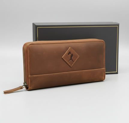 Polo Ralph Lauren Brown Leather Wallet - Women's -in Box