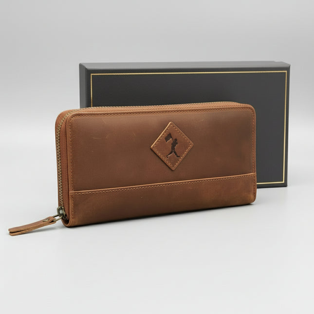 Polo Ralph Lauren Brown Leather Wallet - Women's -in Box