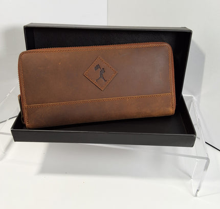 Polo Ralph Lauren Brown Leather Wallet - Women's -in Box