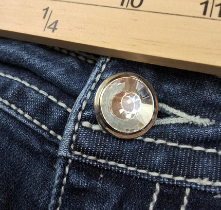 LA Idol Embellished Capri Jeans - Size 15