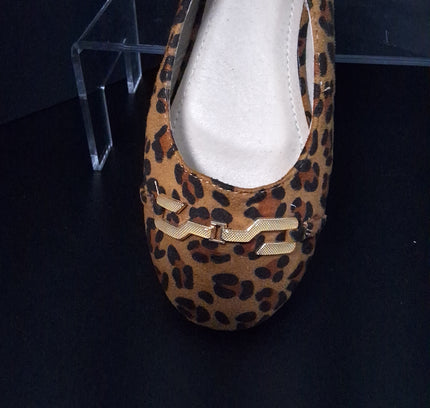 Victoria K Leopard Print Flats - Women's Size 7