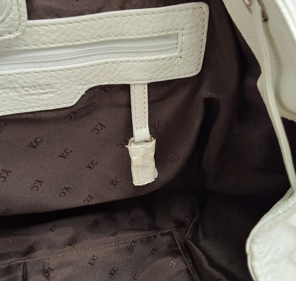 Kenneth Cole New York Premium White Leather with Straps