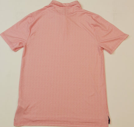 RLX Ralph Lauren Pink Micro-Print Golf Polo - Size XL