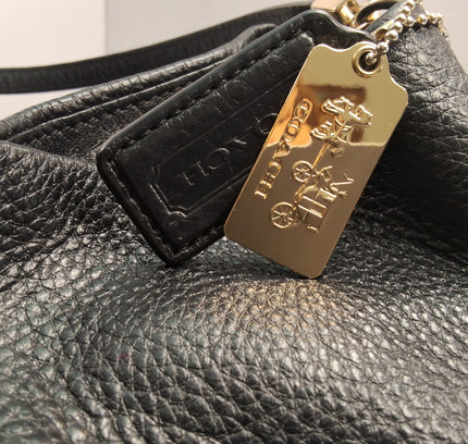 Coach26224 Phoebe Black Leather Tote Bag - Excellent Condition