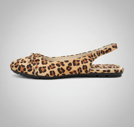 Victoria K Leopard Print Flats - Women's Size 7