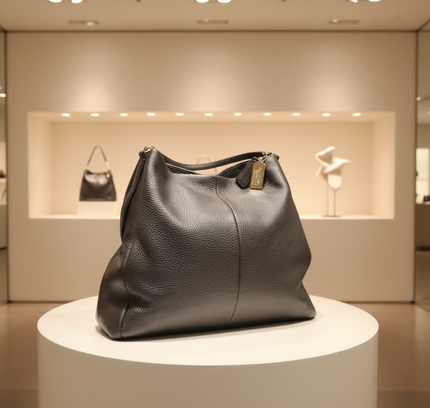 Coach26224 Phoebe Black Leather Tote Bag - Excellent Condition