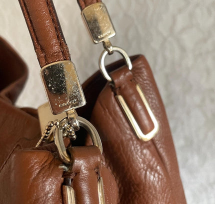 Coach Cognac Brown Leather Shoulder Bag - Discontinued Style E1376-26224