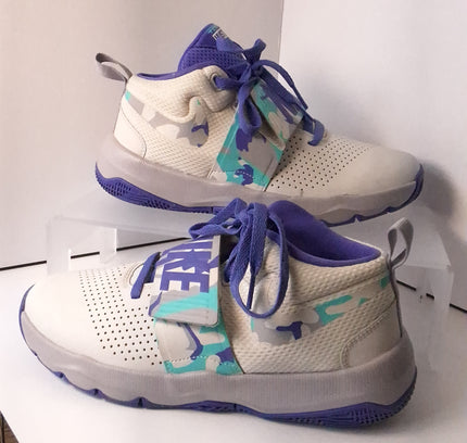 Nike Sneakers - Purple & Teal - Youth Size 6Y