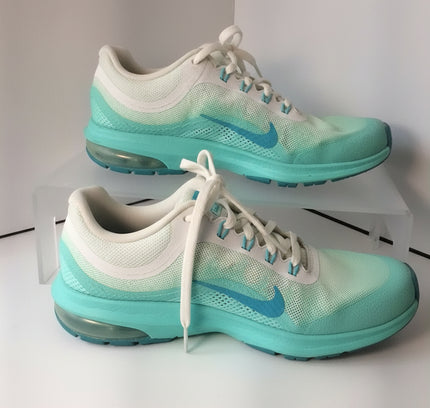 Nike Sneakers-Teal and White Size 6Y