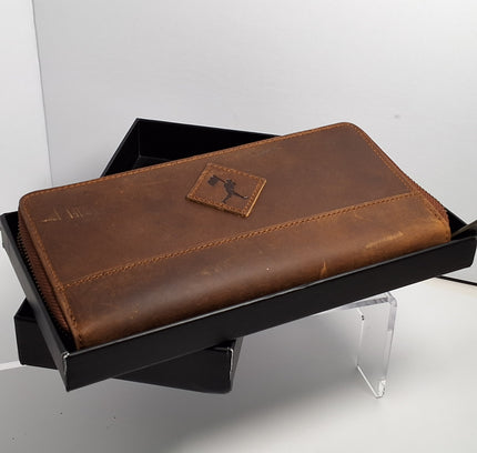 Polo Ralph Lauren Brown Leather Wallet - Women's -in Box