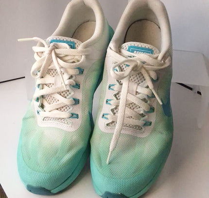 Nike Sneakers-Teal and White Size 6Y