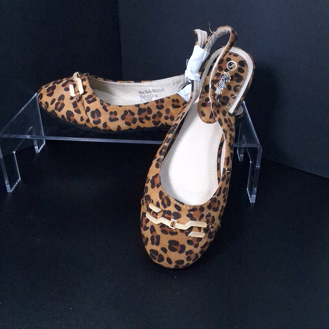 Victoria K Leopard Print Flats - Women's Size 7