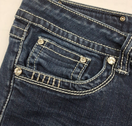 LA Idol Embellished Capri Jeans - Size 15